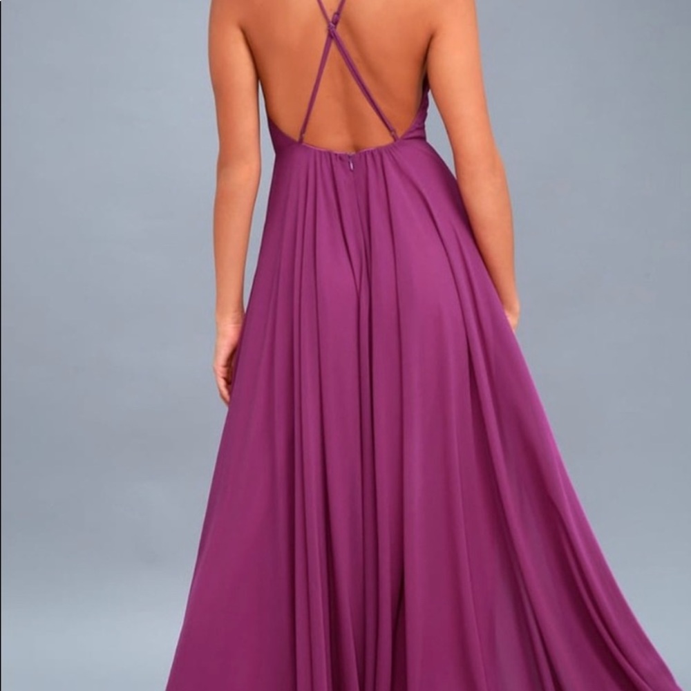 Lulu’s Mythical Kind id Love Magenta Dress M